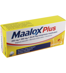 MAALOX PLUS 30CPR MAST