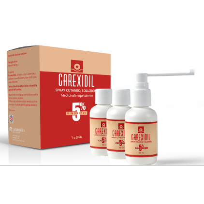 CAREXIDIL 3FL SOLUZ CUT 60ML5%