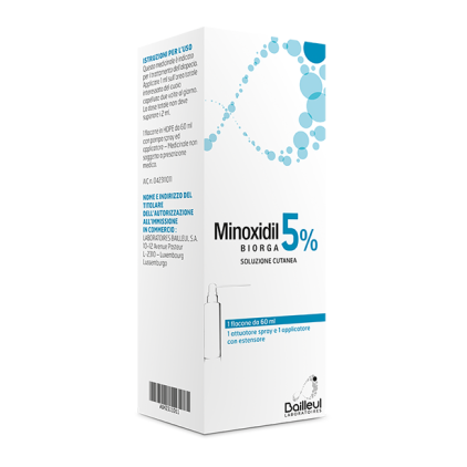 MINOXIDIL BIORGA SOL CUT60ML5%