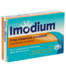 IMODIUM 12CPR OROSOL 2MG