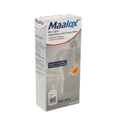 MAALOX OS SOSP 250ML 4%+3,5%