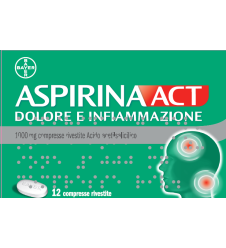 ASPIRINAACT DOL INF 12CPR 1G