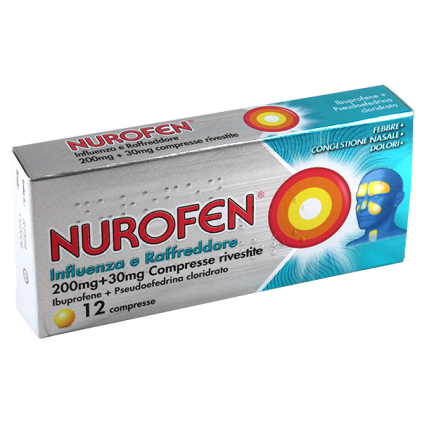 NUROFEN INFLUENZA RAFFR 12CPR