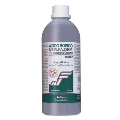 ACIDO BORICO NEW F 3% FL 500ML