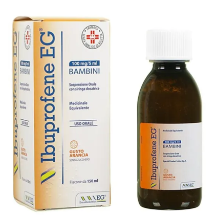 IBUPROFENE EG BB 150ML ARANCIA