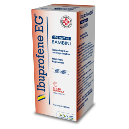 IBUPROFENE EG FL 150ML FRAGOLA