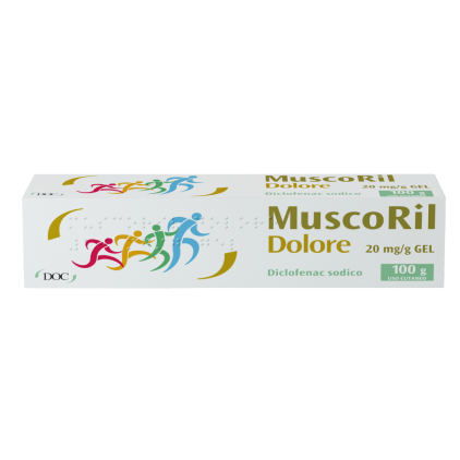MUSCORIL DOLORE GEL100G 20MG/G