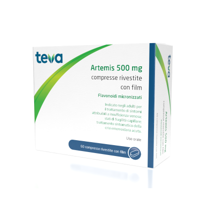 ARTEMIS 60CPR RIV 500MG