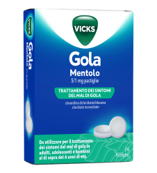 VICKS GOLA 24PAST 5+1MG MENTOL