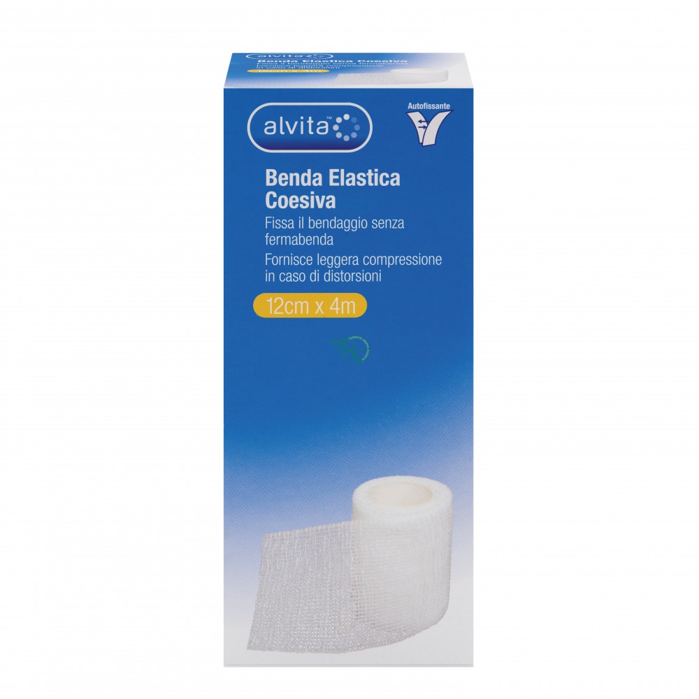 ALVITA BENDA ELASTICA COESIVA 12cmX4m