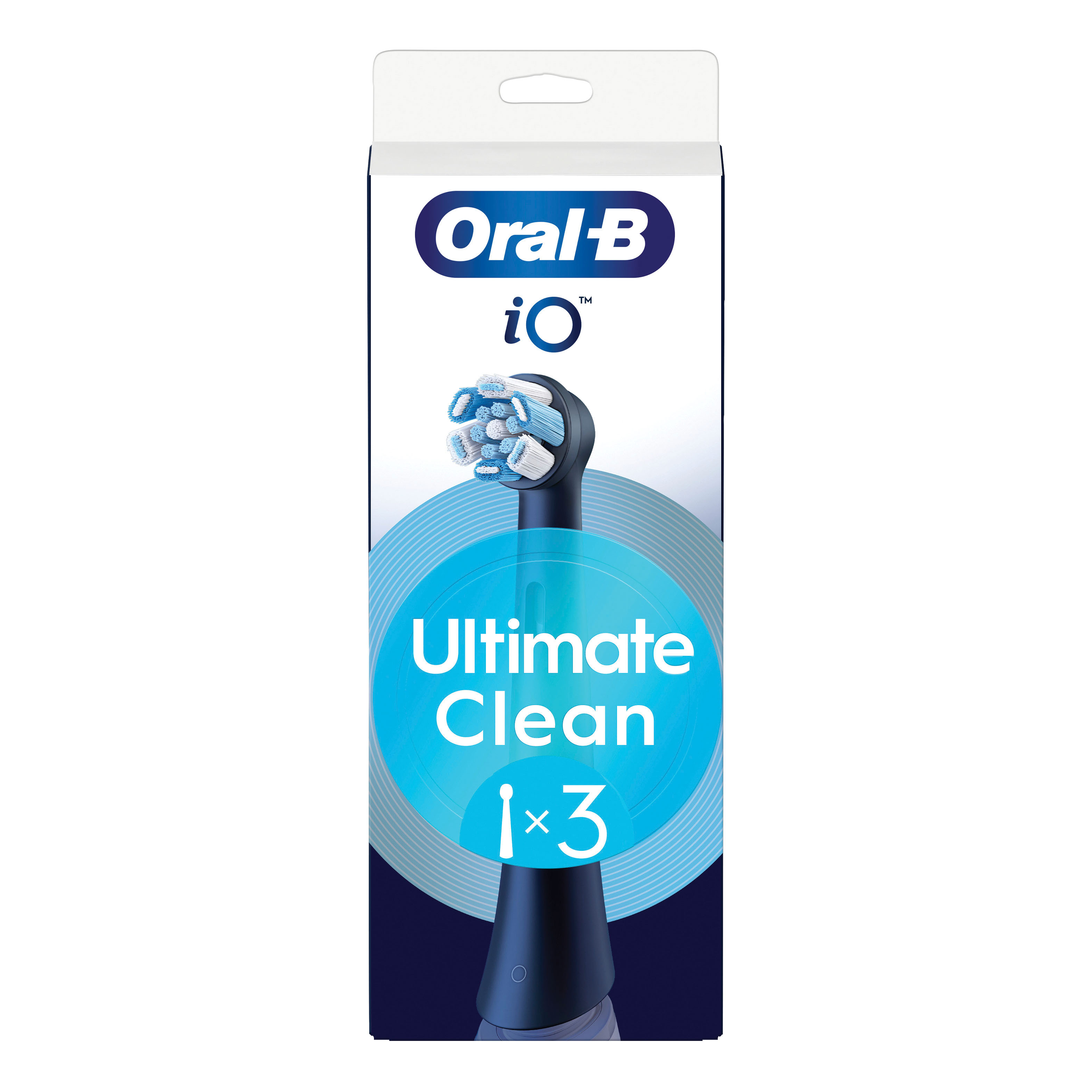 ORAL-B IO Refill Ultra Clean Nero 3 Testine di Ricambio