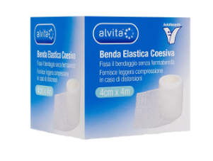 ALVITA BENDA ELASTICA COESIVA 4cmX4m