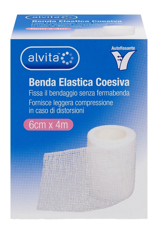 ALVITA BENDA ELASTICA COESIVA 6cmX4m