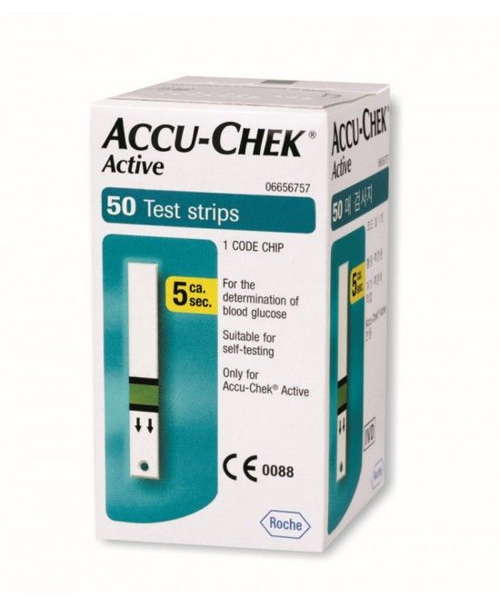 ACCU-CHEK ACTIVE STRIPS 50 PEZZI