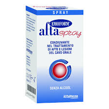Aftaspray - Emoform - Flacone 15 ml - Spray lenitivo per afte e irritazioni della bocca