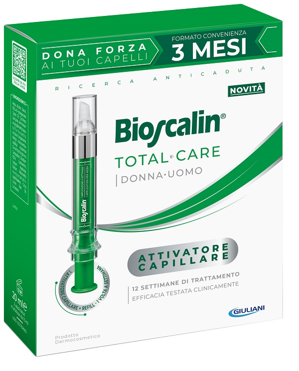 BIOSCALIN TOTAL CARE ATTIVATORE CAPILLARE ANTICADUTA 2 APPLICATORI