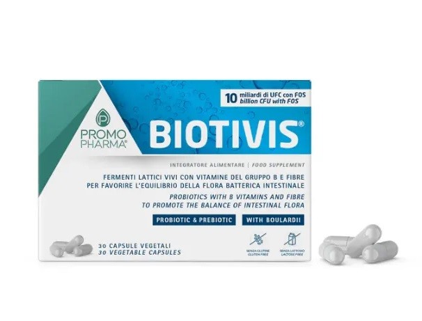 BIOTIVIS 10 Miliardi 30 Capsule - Integratore per il benessere intestinale