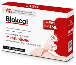 SANAVITA BLOKCAL 20 COMPRESSE Per regolare il metabolismo di grassi e zuccheri