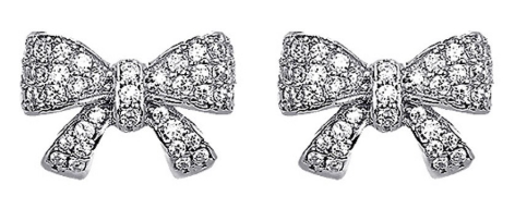 ORECCHINI BOW TIE CRYSTALS