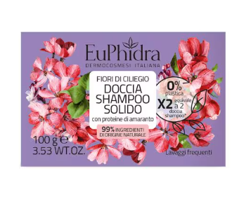 EUPHIDRA DOCCIA SHAMPOO SOLIDO Fiori di Ciliegio 100g