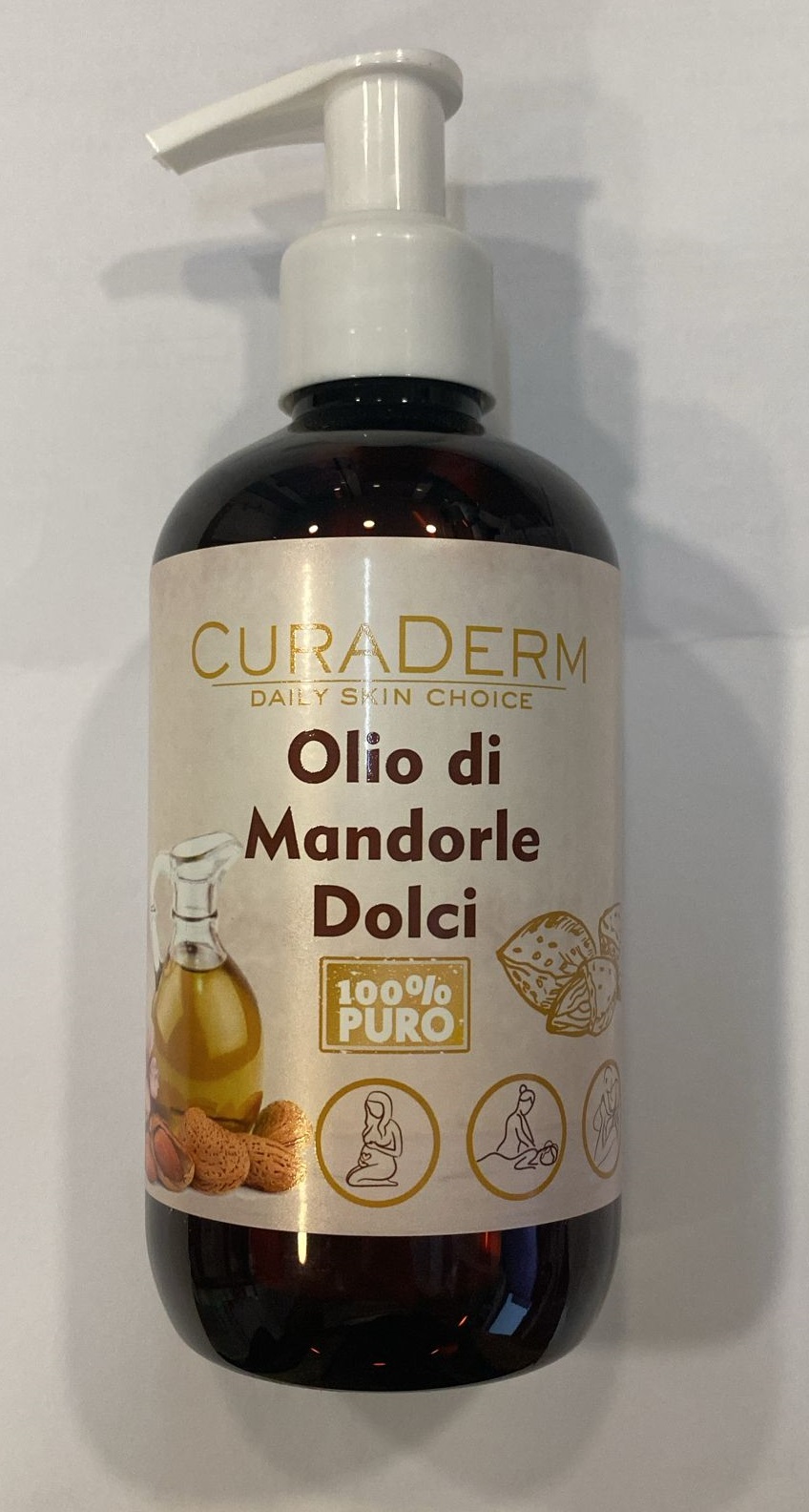 Olio Di Mandorle Dolci Puro 100% - Emolliente Nutriente Lenitivo