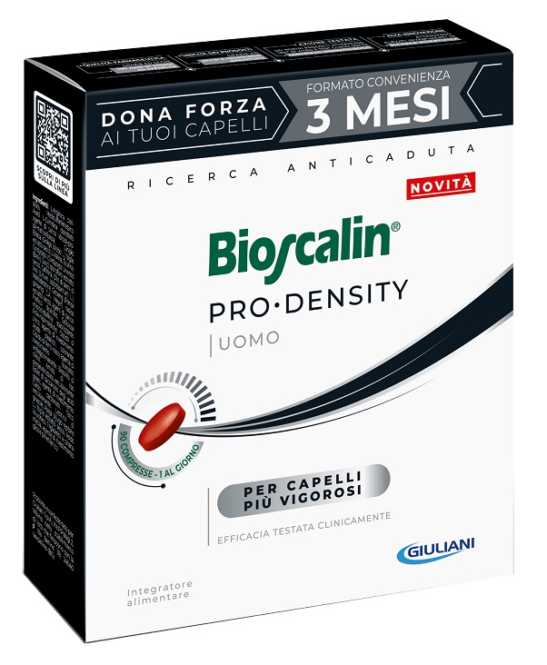 BIOSCALIN UOMO PRO DENSITY 90 COMPRESSE - Integratore per il benessere dei capelli