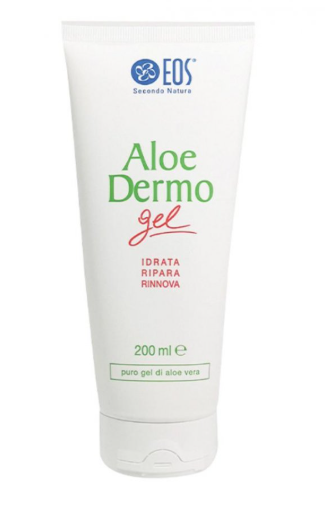 EOS ALOE Dermogel Puro Gel di Aloe Vera Per Cute Danneggiata 200ml