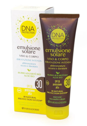 Farmaderbe DNA Protection - Emulsione Solare SPF30 Viso e Corpo 125ml