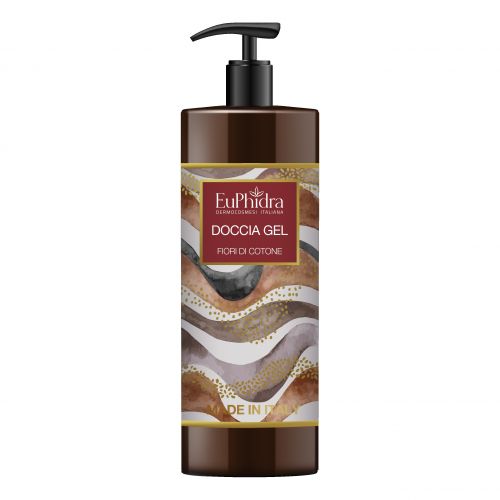 Euphidra Fiori di Cotone Doccia Gel - Zeta Farmaceutici - 400 ml - Gel doccia delicato con note morbide di cotone