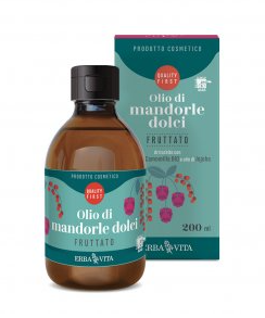 OLIO Mandorle Dolci Profumo Fruttato 200ml Olio lenitivo emolliente, contrasta l'invecchiamento della pelle