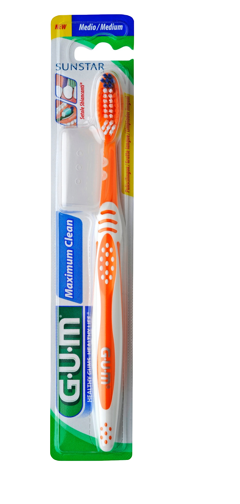 GUM MAXIMUM CLEAN SPAZZOLINO MEDIO REGOLARE