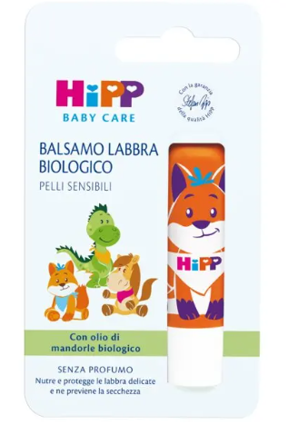 HIPP-Baby Balsamo Labbra Biologico Pelli Sensibili