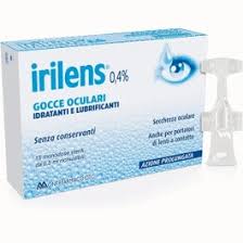 Irilens Gocce Oculari - Omisan - 10 Flaconcini - Soluzione lenitiva per occhi arrossati e secchi