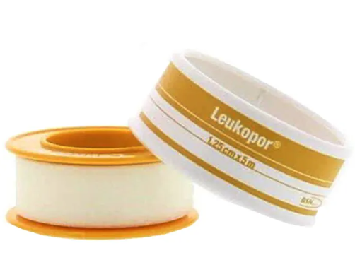 LEUKOPOR Cerotto su Rocchetto per pelli sensibili 1,25cmx5m