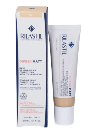 Rilastil Difesa - Matt Fondotinta Correttivo ad alta Tollerabilità 02 30ml