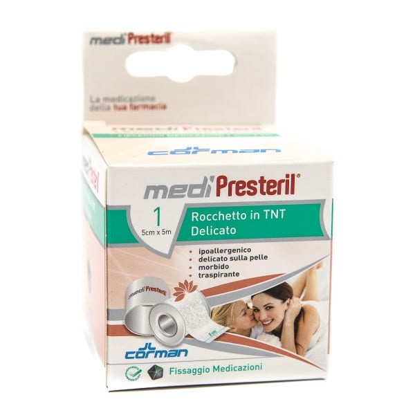 CEROTTO MEDIPRESTERIL ROCHETTO TNT 5CM X 5M 1 PEZZO