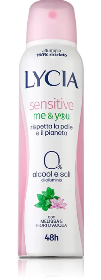 LYCIA DEODORANTE SPRAY SENSITIVE ME&YOU 150ml