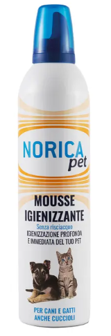 Norica Pet - Mousse Igienizzante Per Cani E Gatti 400ml
