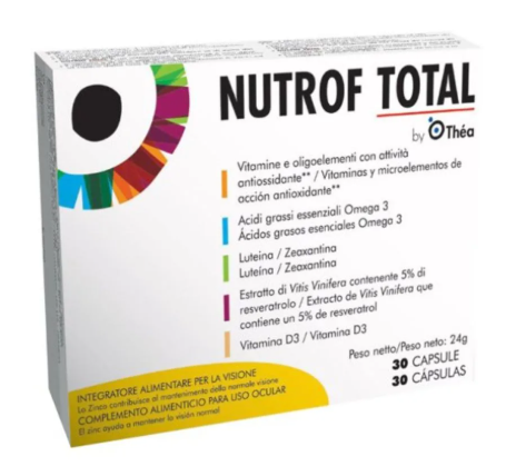 NUTROF TOTAL 30 Capsule - Integratore per il benessere della vista