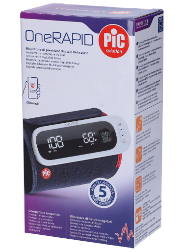 ONERAPID Sfigmomanometro Digitale Braccio Misuratore di pressione senza fili