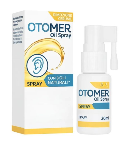 OTOMER OIL SPRAY Igiene dell'orecchio e rimozione del cerume 20ML