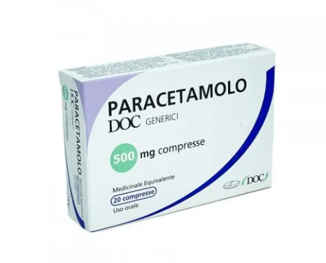 PARACETAMOLO DOC 20 Compresse 500MG