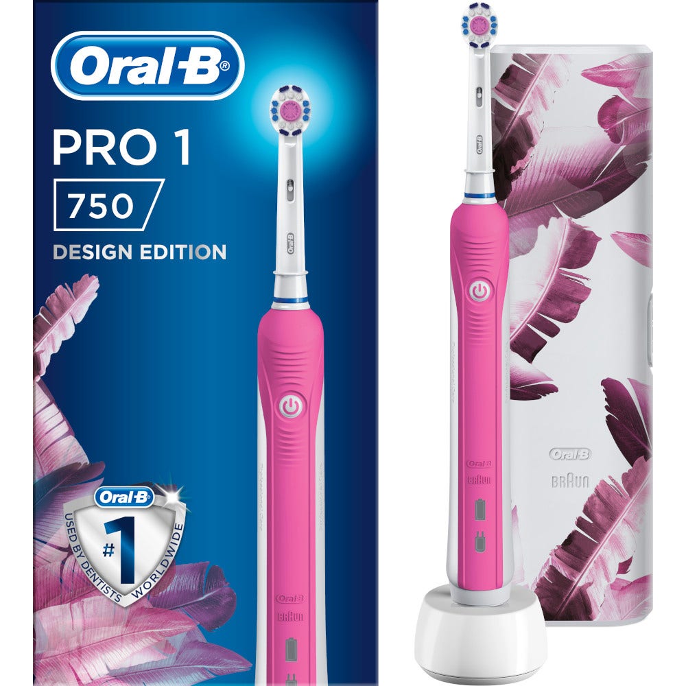 ORAL-B Power PRO 1 750 Rosa 3DW Limited Edition