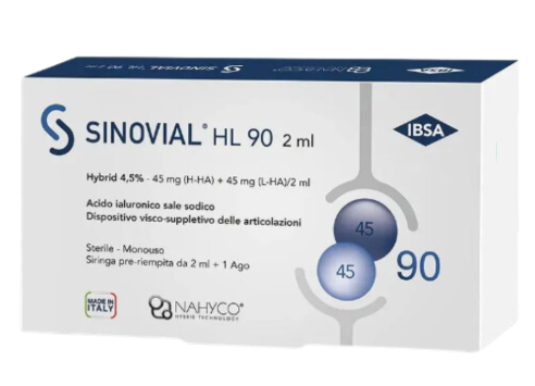 Sinovial HL 90 Intra Articolare Siringa Pre-riempita Con Acido Ialuronico 2 ml