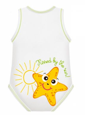 BODY 0-36 MESI BIO COTONE SUMMER SEALIFE STELLA MARINA