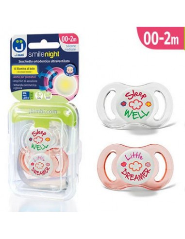 J BIMBI SMILE SUCCHIETTO NOTTE 0-2 MESI 2 PEZZI