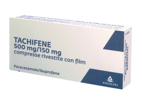 TACHIFENE 16 COMPRESSE RIVESTITE 500MG+150MG