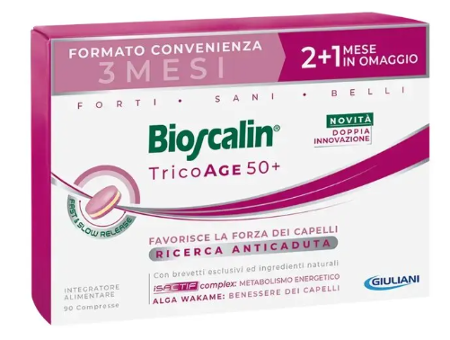 BIOSCALIN TRICOAGE 50+ ANTICADUTA 90 Compresse