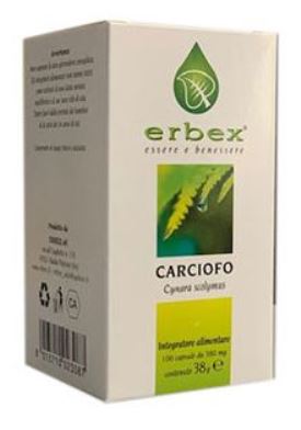CARCIOFO 100 Cps 380mg ERBEX