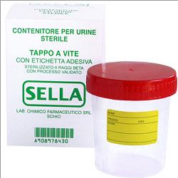 CONTENITORE URINE STERILE SELLA